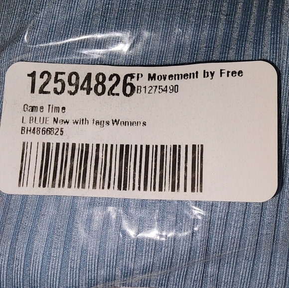 Free People Blue Ribbed Tank Top - Picture 5 of 6